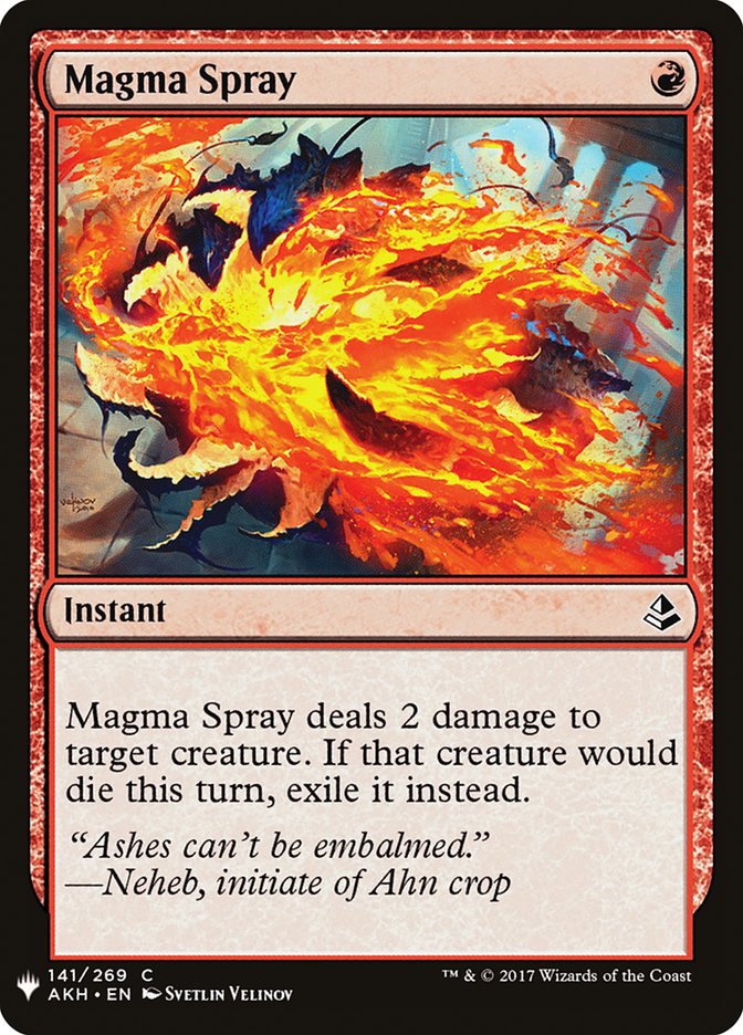 Magma Spray [Mystery Booster] | Good Games Cannington