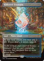 Hallowed Fountain (Borderless) [Lorwyn Eclipsed] | Good Games Cannington