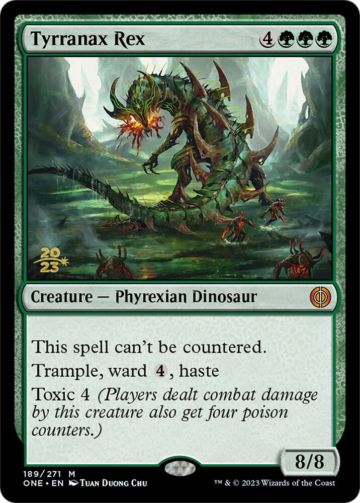 Tyrranax Rex 189s/160 (Prerelease Cards)  - Foil | Good Games Cannington