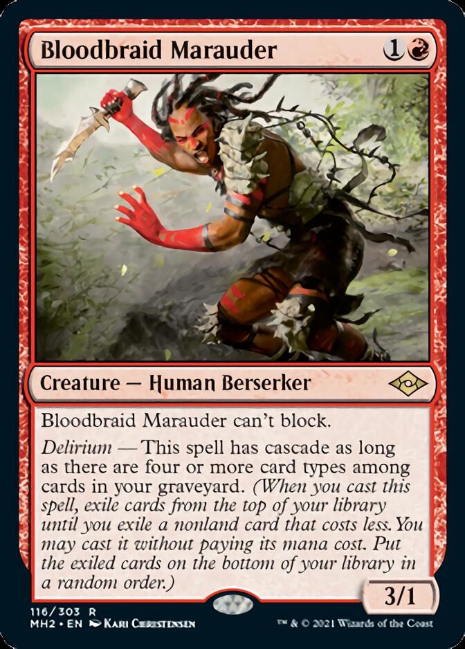 Bloodbraid Marauder [Modern Horizons 2] | Good Games Cannington