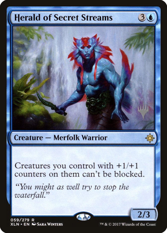 Herald of Secret Streams (Promo Pack) [Ixalan Promos] | Good Games Cannington