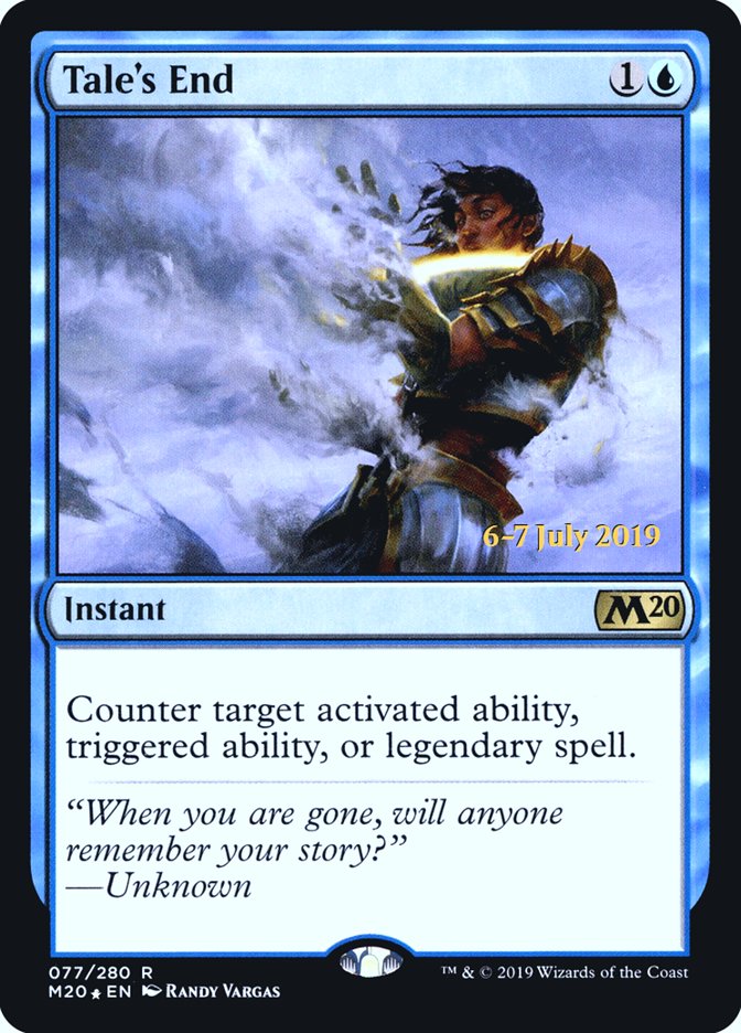 Tale's End [Core Set 2020 Prerelease Promos] | Good Games Cannington