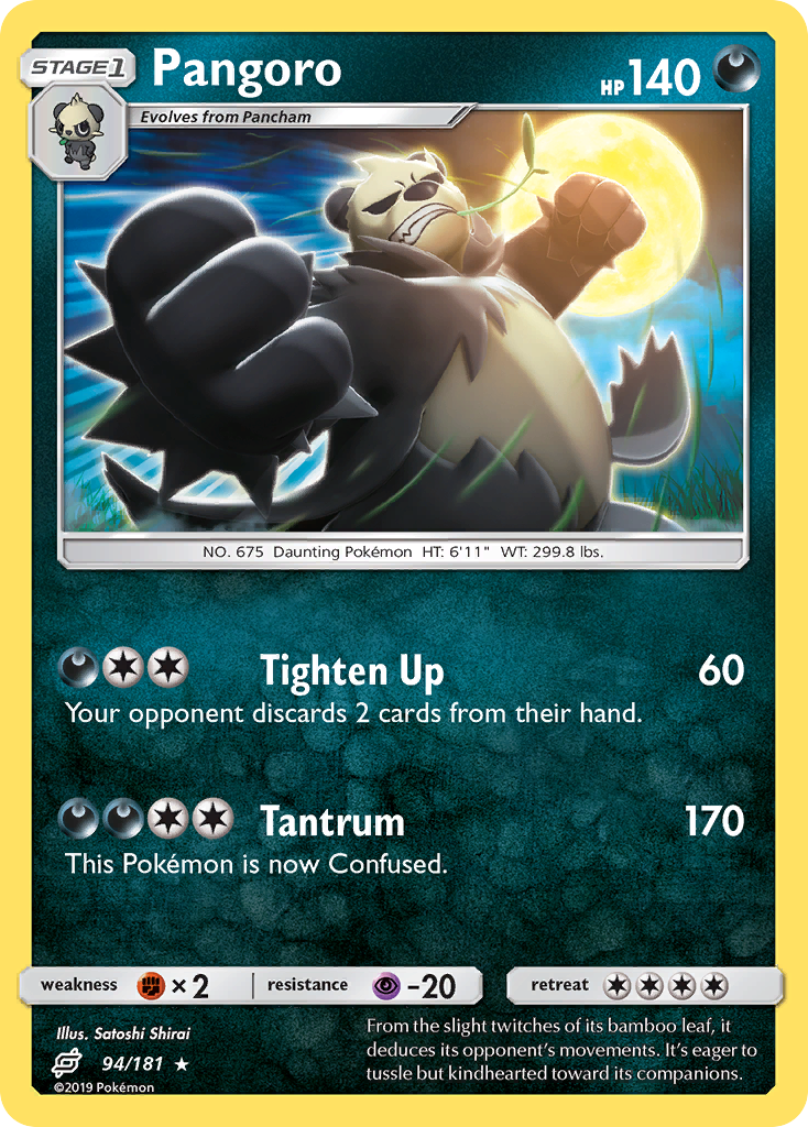 Pangoro (94/181) [Sun & Moon: Team Up] | Good Games Cannington