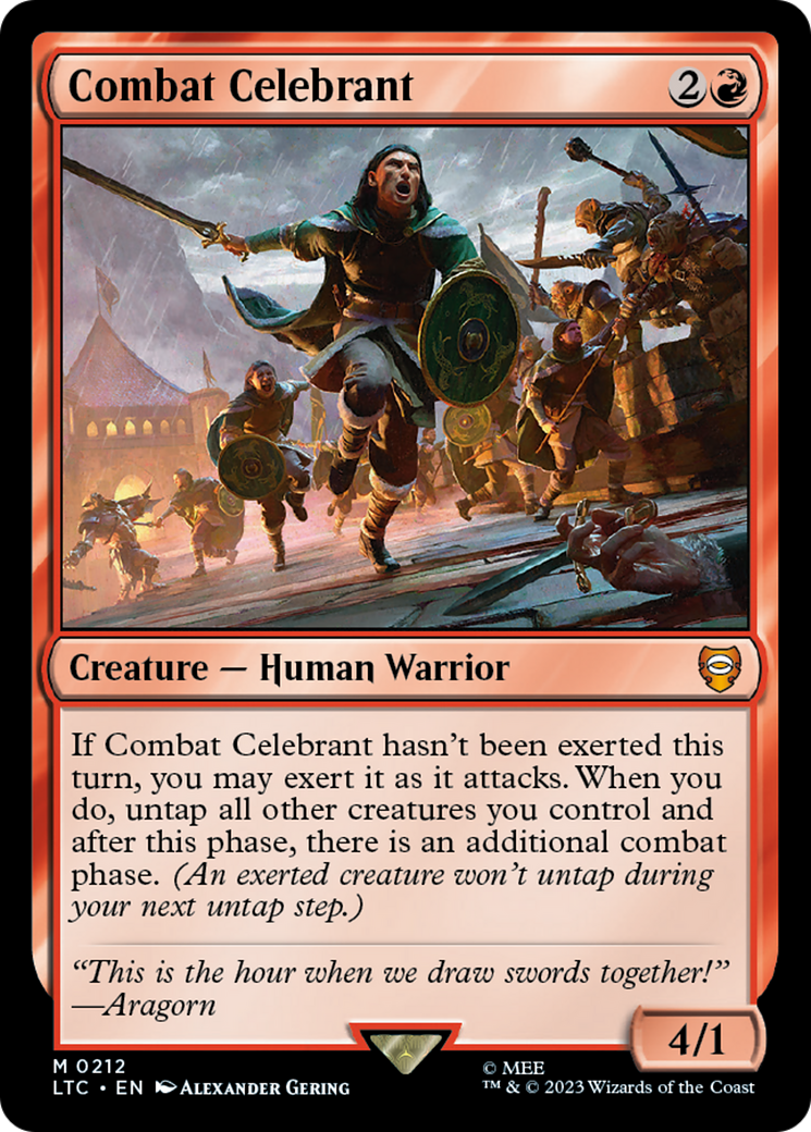 Combat Celebrant [The Lord of the Rings: Tales of Middle-Earth Commander] | Good Games Cannington