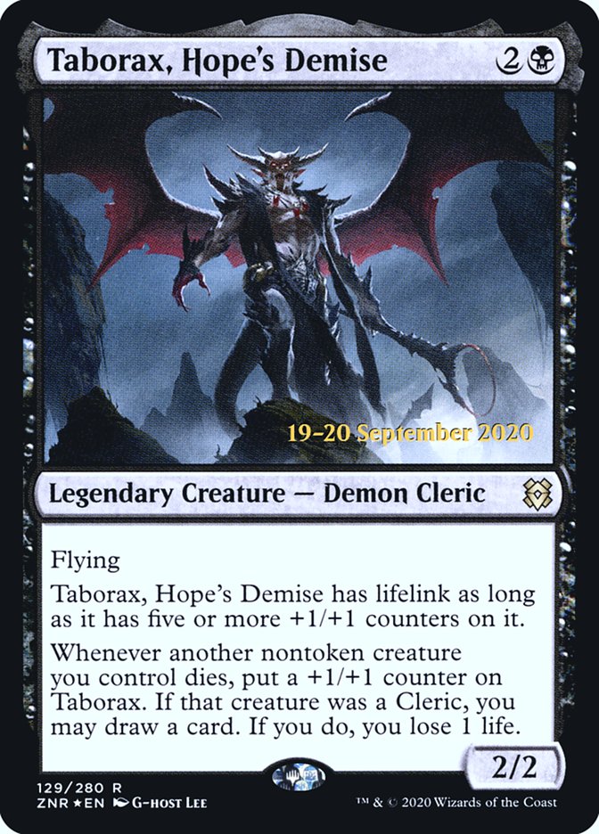 Taborax, Hope's Demise [Zendikar Rising Prerelease Promos] | Good Games Cannington
