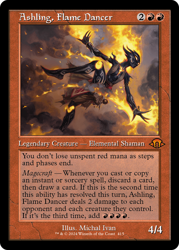 Ashling, Flame Dancer (Retro) [Modern Horizons 3] | Good Games Cannington