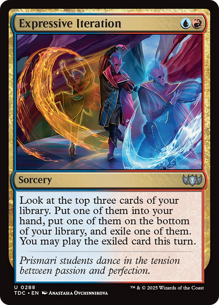Expressive Iteration [Tarkir: Dragonstorm Commander] | Good Games Cannington