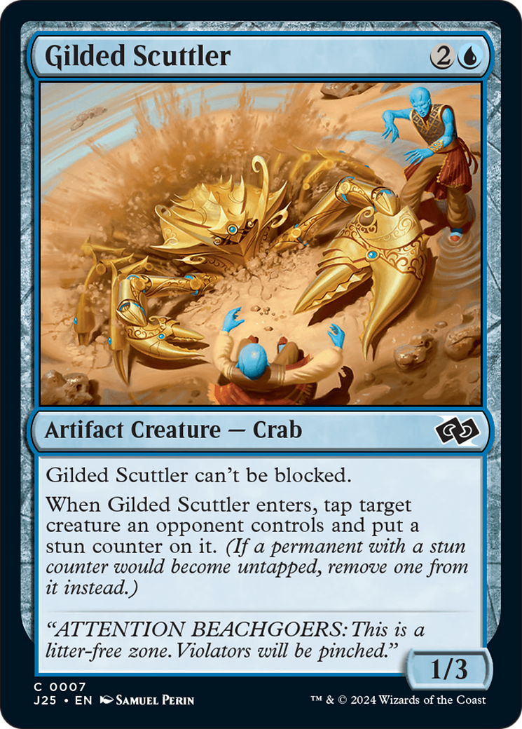 Gilded Scuttler [Foundations Jumpstart] | Good Games Cannington