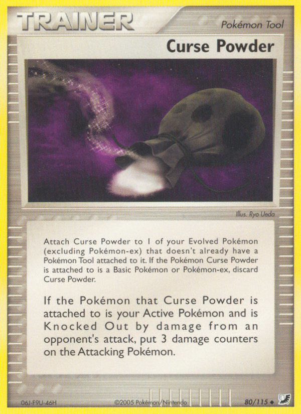 Curse Powder (80/115) [EX: Unseen Forces] | Good Games Cannington