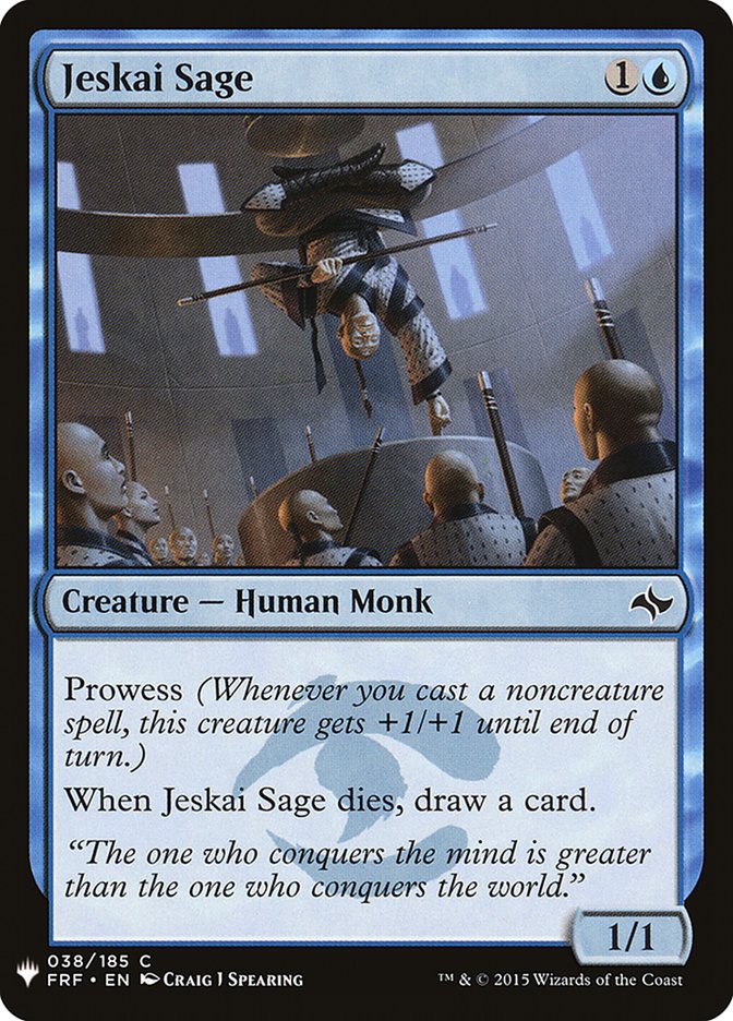 Jeskai Sage [Mystery Booster] | Good Games Cannington