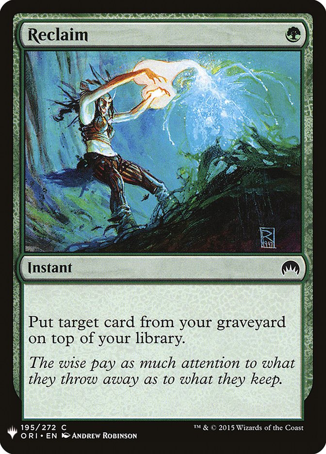 Reclaim [Mystery Booster] | Good Games Cannington