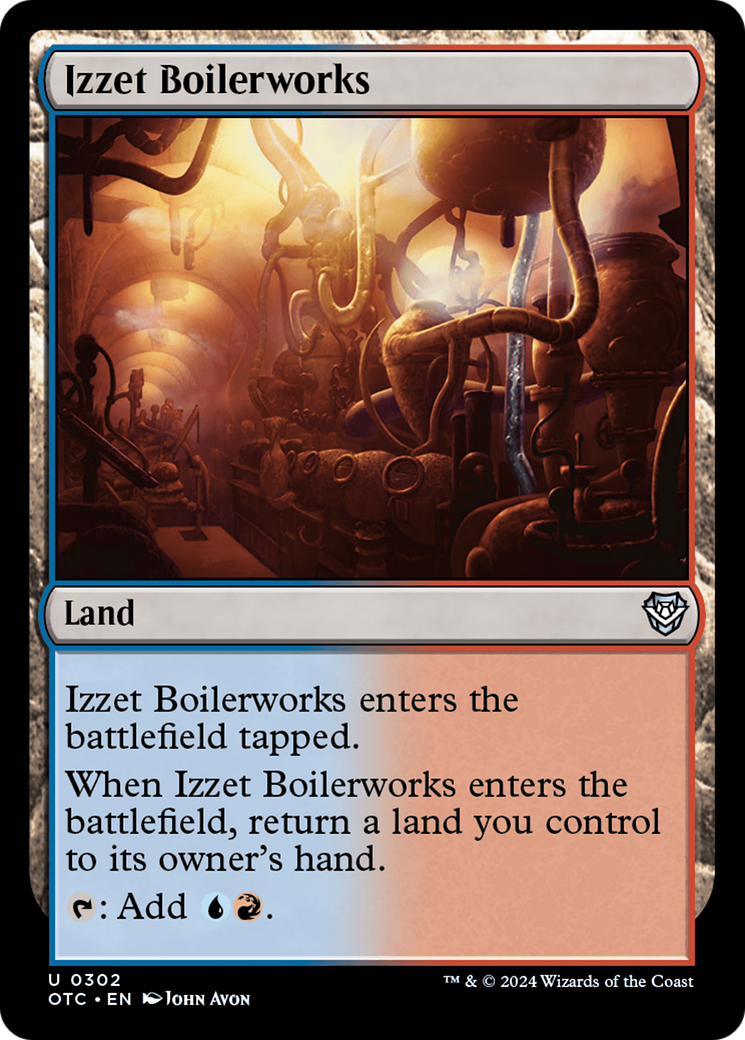 Izzet Boilerworks [Outlaws of Thunder Junction Commander] | Good Games Cannington