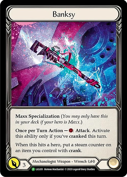 Banksy [LGS201] (Promo)  Cold Foil | Good Games Cannington