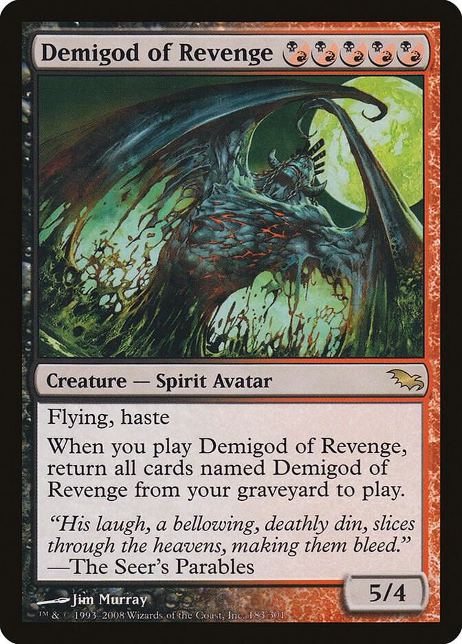 Demigod of Revenge 183/301 (Shadowmoor)  | Good Games Cannington