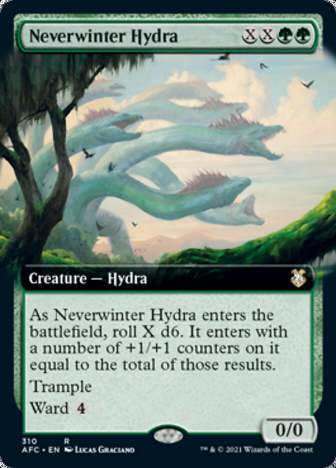 Neverwinter Hydra (Extended Art) [Dungeons & Dragons: Adventures in the Forgotten Realms Commander] | Good Games Cannington
