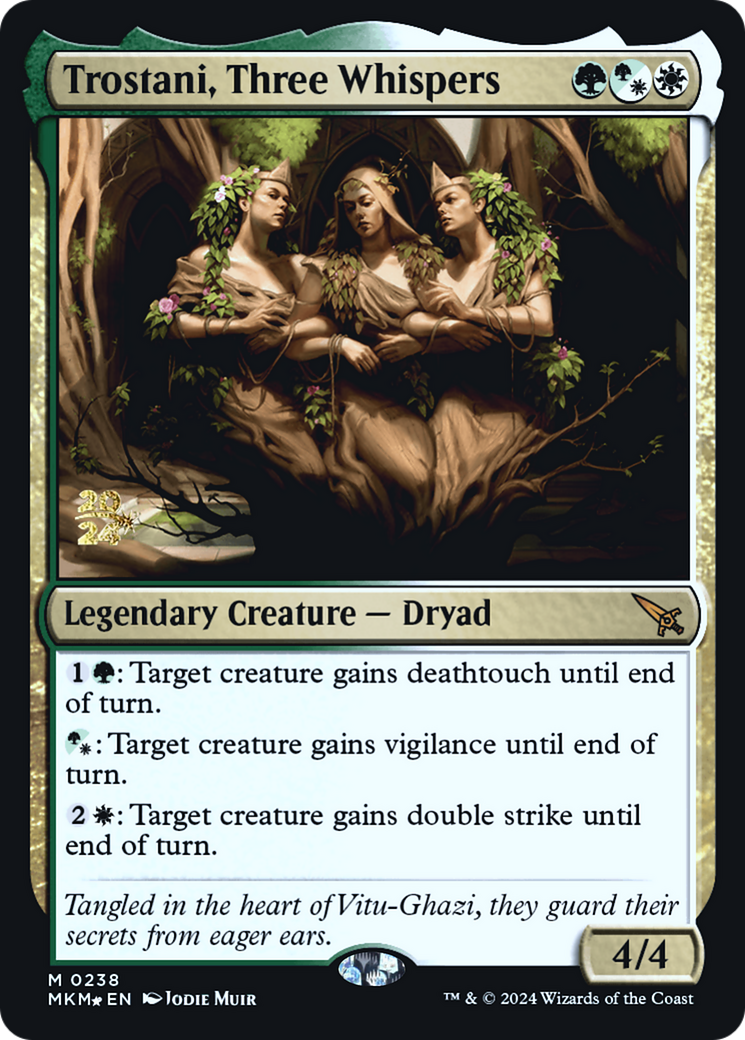 Trostani, Three Whispers [Murders at Karlov Manor Prerelease Promos] | Good Games Cannington