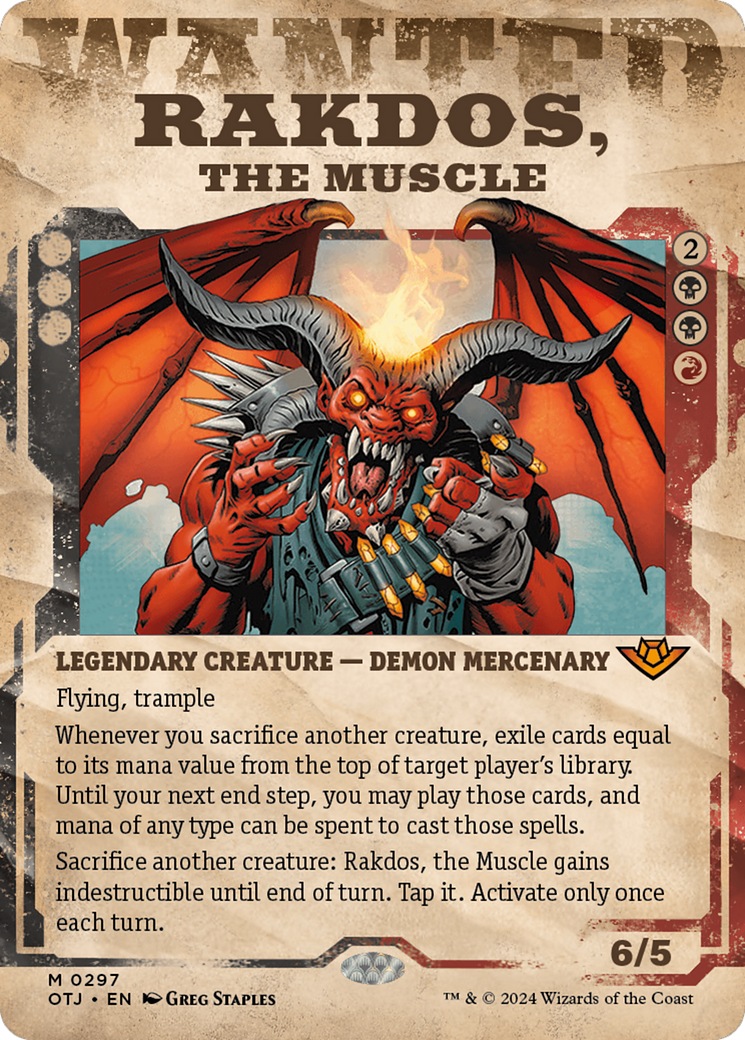 Rakdos, the Muscle (Showcase) [Outlaws of Thunder Junction] | Good Games Cannington