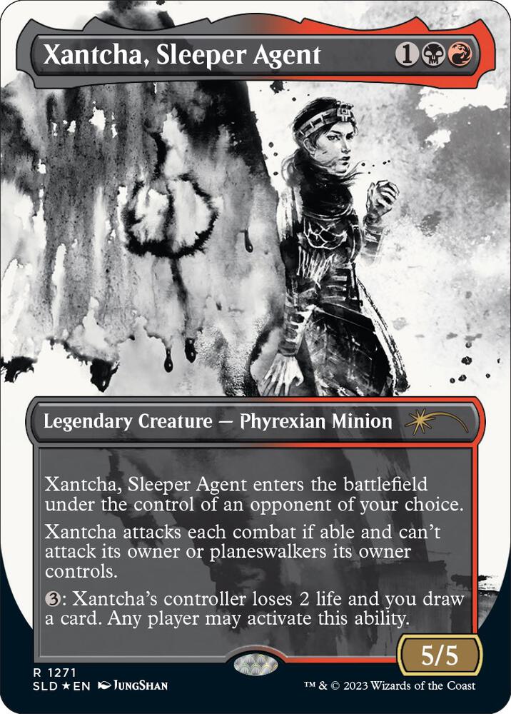Xantcha, Sleeper Agent 1271 (Secret Lair Drop Series)  - Borderless Halo Foil | Good Games Cannington