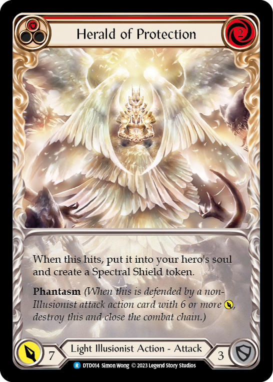 Herald of Protection (Red) [DTD014] (Dusk Till Dawn) | Good Games Cannington