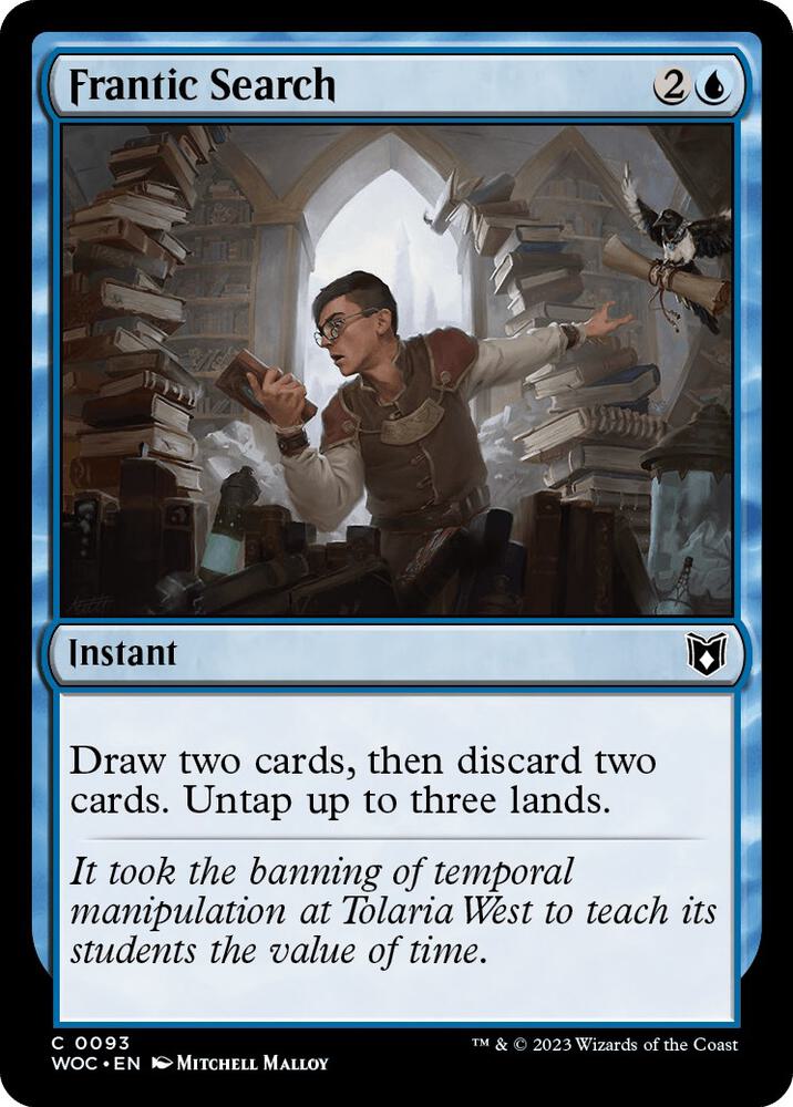 Frantic Search 93 (Commander: Wilds of Eldraine)  | Good Games Cannington