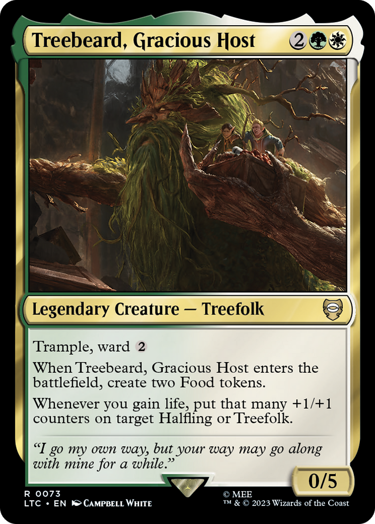Treebeard, Gracious Host [The Lord of the Rings: Tales of Middle-Earth Commander] | Good Games Cannington