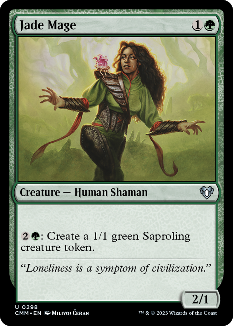 Jade Mage [Commander Masters] | Good Games Cannington