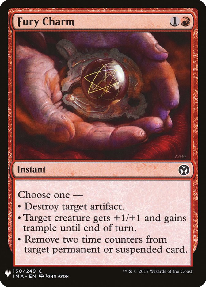 Fury Charm [Mystery Booster] | Good Games Cannington