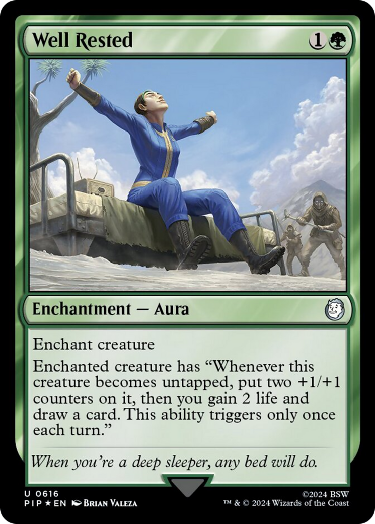 Well Rested (Surge Foil) [Fallout] | Good Games Cannington