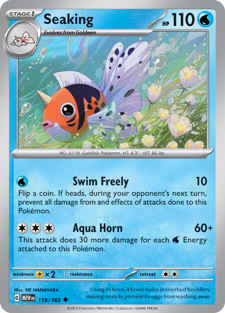 Seaking (119/165) [Scarlet & Violet 151] | Good Games Cannington