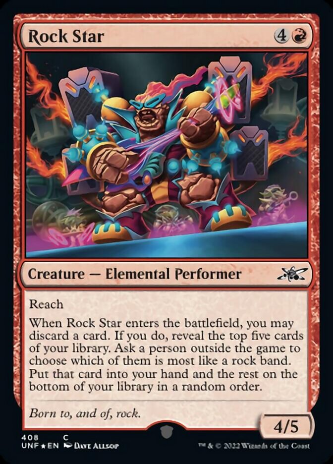 Rock Star (Galaxy Foil) [Unfinity] | Good Games Cannington