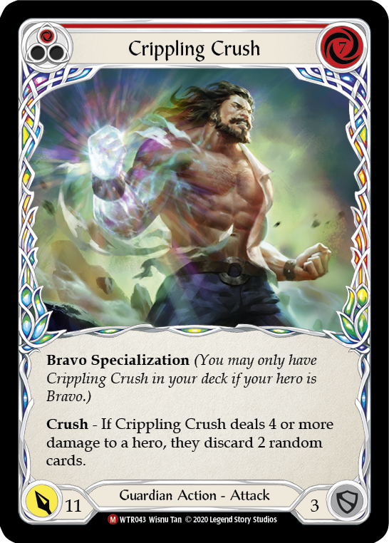 Crippling Crush [U-WTR043] (Welcome to Rathe Unlimited)  Unlimited Rainbow Foil | Good Games Cannington