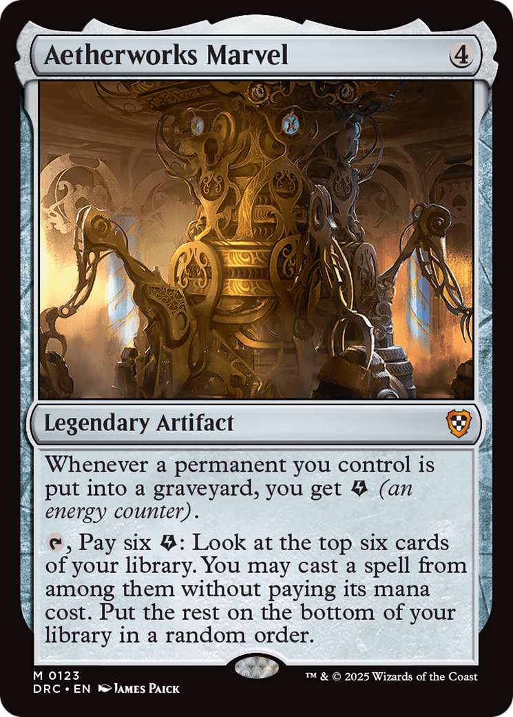 Aetherworks Marvel [Aetherdrift Commander] | Good Games Cannington