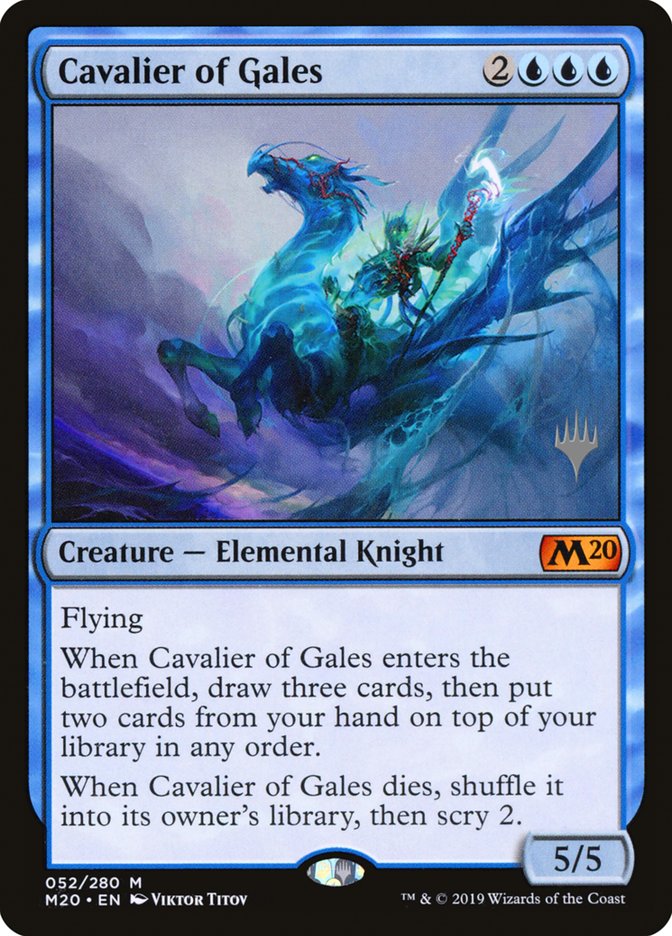 Cavalier of Gales (Promo Pack) [Core Set 2020 Promos] | Good Games Cannington