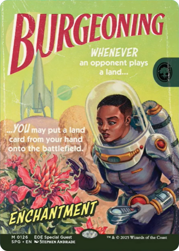Burgeoning (Showcase) [Edge of Eternities Special Guests] | Good Games Cannington