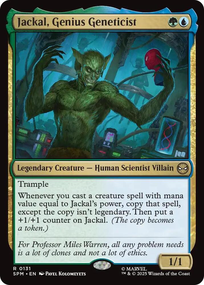 Jackal, Genius Geneticist 131/198 (Marvel's Spider-Man)  | Good Games Cannington