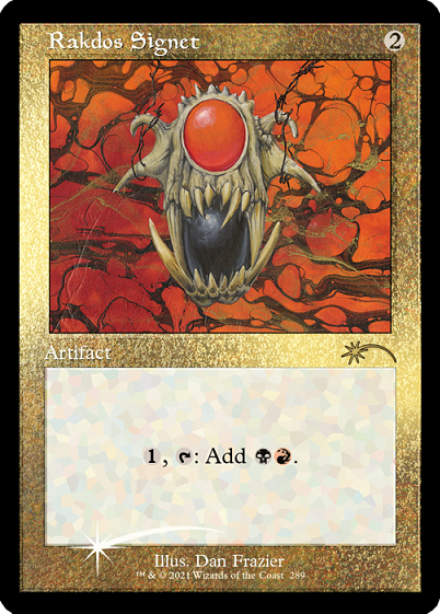 Rakdos Signet (Retro) (Foil Etched) [Secret Lair Drop Series] | Good Games Cannington