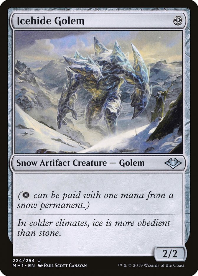 Icehide Golem 224 (Modern Horizons)  | Good Games Cannington