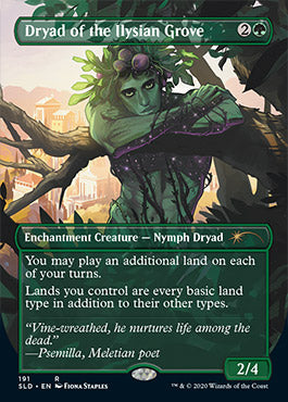 Dryad of the Ilysian Grove (Borderless) [Secret Lair Drop Series] | Good Games Cannington
