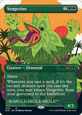 Vengevine (Borderless) [Secret Lair Drop Series] | Good Games Cannington