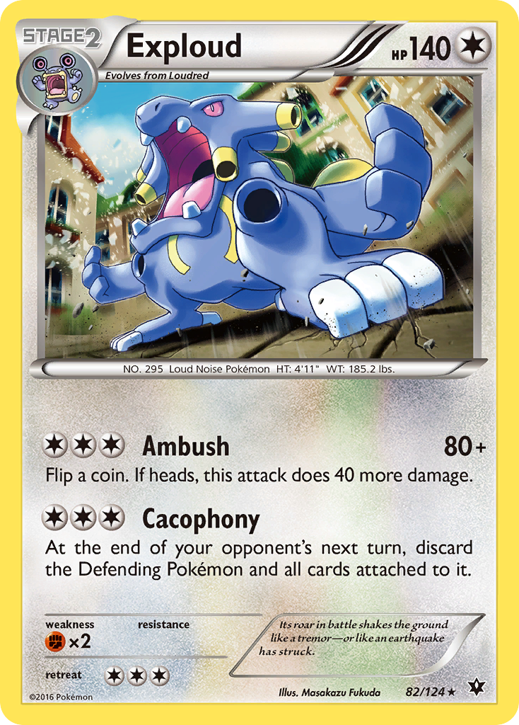 Exploud (82/124) [XY: Fates Collide] | Good Games Cannington