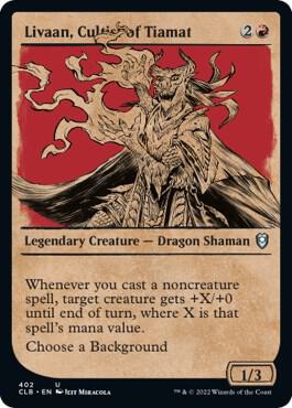Livaan Cultist of Tiamat Showcase 402 (Commander Legends: Battle for Baldur's Gate)  | Good Games Cannington