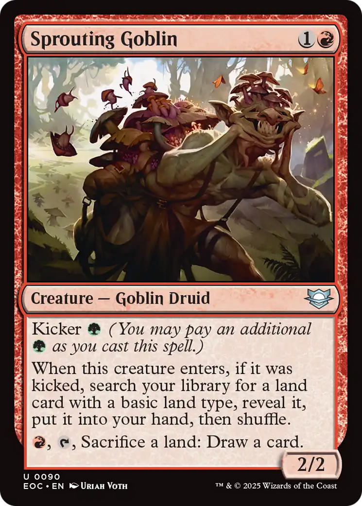 Sprouting Goblin [Edge of Eternities Commander] | Good Games Cannington
