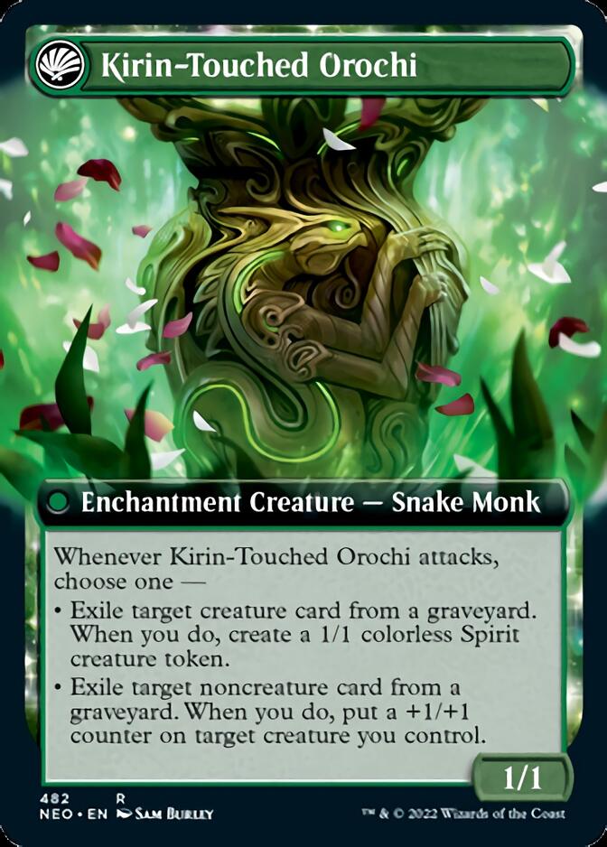 Teachings of the Kirin // Kirin-Touched Orochi (Extended Art) [Kamigawa: Neon Dynasty] | Good Games Cannington