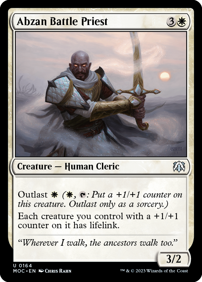 Abzan Battle Priest [March of the Machine Commander] | Good Games Cannington
