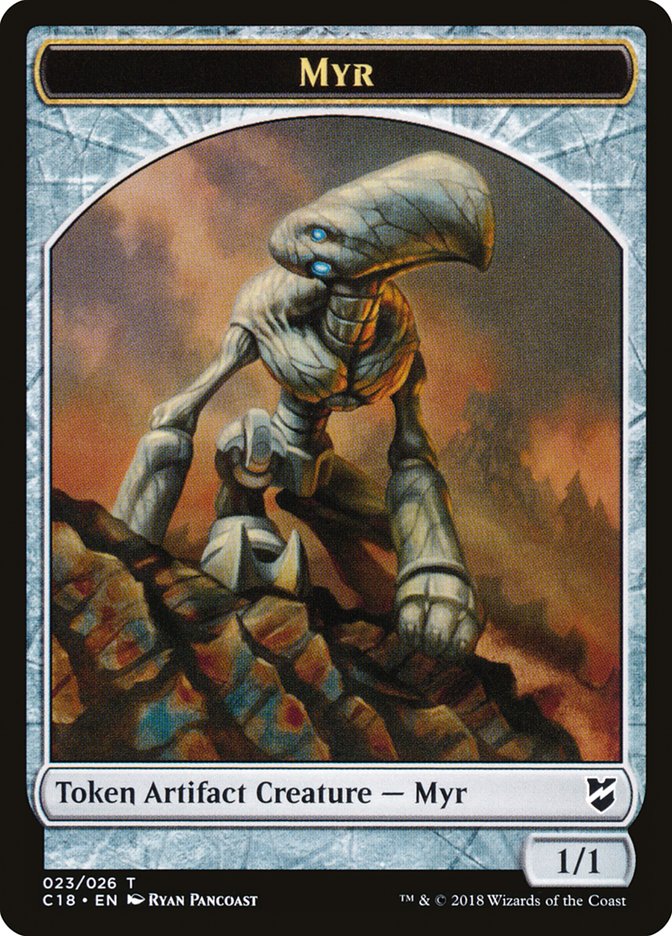 Myr Token (023/026) [Commander 2018 Tokens] | Good Games Cannington