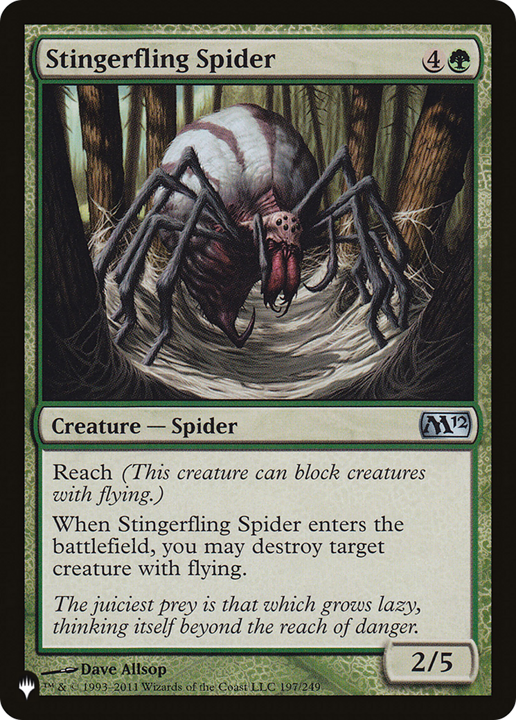 Stingerfling Spider [The List] | Good Games Cannington