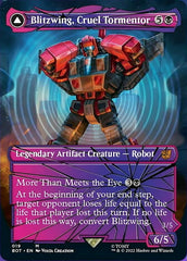 Blitzwing, Cruel Tormentor // Blitzwing, Adaptive Assailant (Shattered Glass) [Transformers] | Good Games Cannington