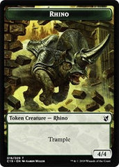 Rhino // Egg Double-Sided Token [Commander 2019 Tokens] | Good Games Cannington