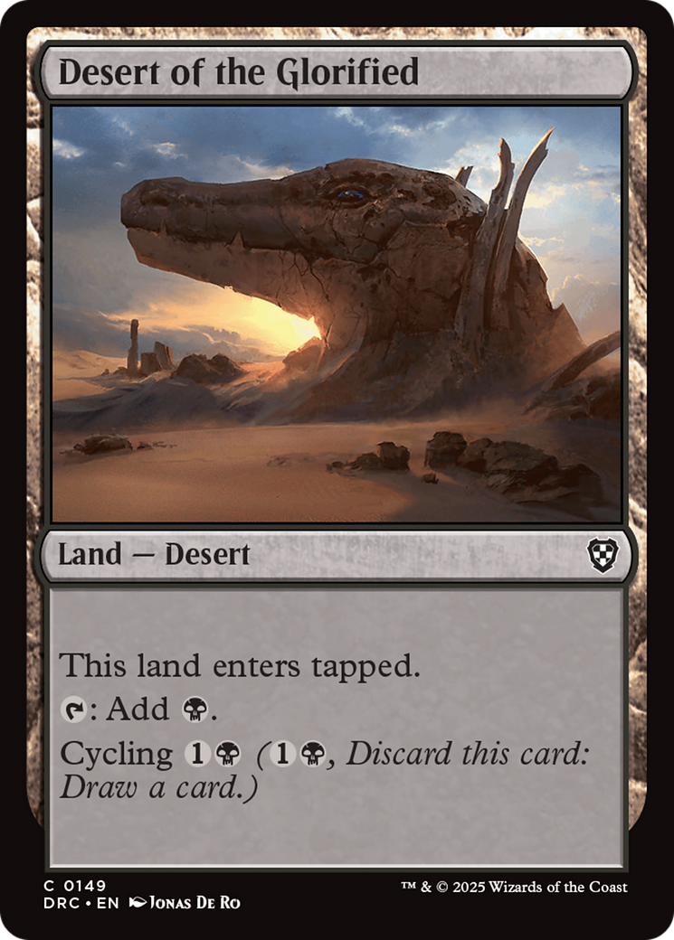 Desert of the Glorified [Aetherdrift Commander] | Good Games Cannington