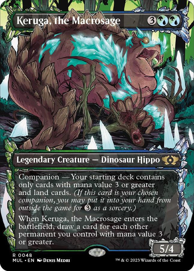 Keruga, the Macrosage 48/65 (March of the Machine: Multiverse Legends)  - Borderless | Good Games Cannington